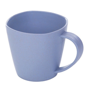 Healthy Wheat Straw Mugs Eco-friendly Durable Cups With Handgrip Brief Milk Coffee Cup Thick Anti-hot Tea Beverage Cups Mug