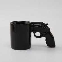 Load image into Gallery viewer, Coffee Cup Cup Mug Traveldrink Coffeemugteacup Pistol Black 500ml White 100ml Creativecup Office Supplies Living Mugcup
