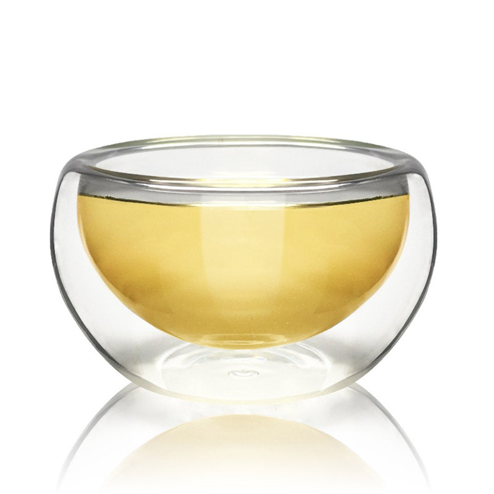 50ML Clear Water Glass Drinking Tea Cup Heat Resistant Double Wall Layer Glass Milk Coffee Cups Fruit Juice Mug For Flower Tea