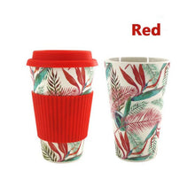 Load image into Gallery viewer, New Travel Reusable Bamboo Fibre Coffee Cup Eco-Friendly Coffee Mugs Drink Cup
