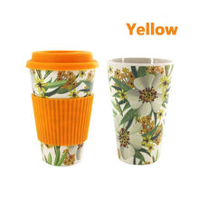 Load image into Gallery viewer, New Travel Reusable Bamboo Fibre Coffee Cup Eco-Friendly Coffee Mugs Drink Cup
