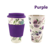 Load image into Gallery viewer, New Travel Reusable Bamboo Fibre Coffee Cup Eco-Friendly Coffee Mugs Drink Cup
