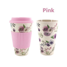 Load image into Gallery viewer, New Travel Reusable Bamboo Fibre Coffee Cup Eco-Friendly Coffee Mugs Drink Cup
