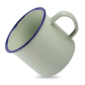 LETAOSK 8cm Outdoor Home Vintage Style Handmade Enamel Cup Mug for Drinking Coffee Bear Tea Camping Hiking Gift